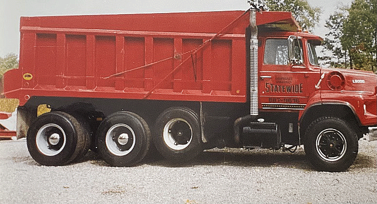 History of Statewide Asphalt Paving - Truck 01